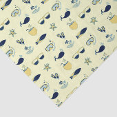 Papier Mousseline Symboles d'été tendance Motif (Détail)