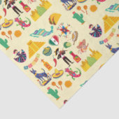 Papier Mousseline Symboles du Mexique (Détail)