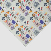 Papier Mousseline Symboles français (Détail)