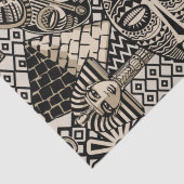 Papier Mousseline Symboles historiques anciens Style de tatouage (Détail)