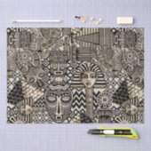 Papier Mousseline Symboles historiques anciens Style de tatouage (Artisanat)