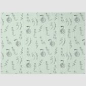 Papier Mousseline Symboles Reiki Motif - Reiki Guérison (Recto)