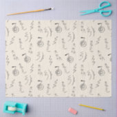 Papier Mousseline Symboles Reiki Motif - Reiki Tissus papier (Artisanat)