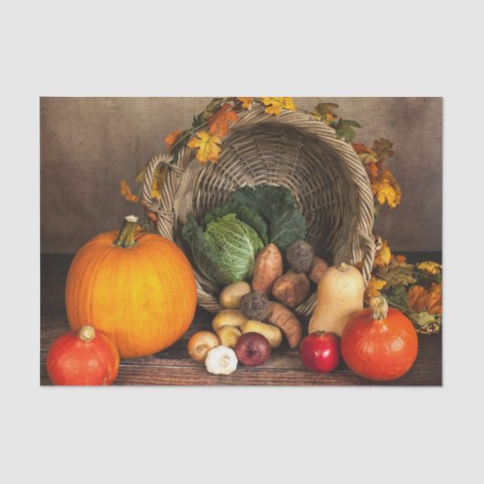 Papier Mousseline Table Bountiful Harvest (Recto)