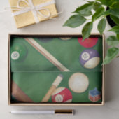 Papier Mousseline Table de billard Lifelike avec boules et craie (Cadeau)
