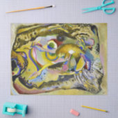 Papier Mousseline Tableau avec un Arrière - plan clair par Kandinsky (Artisanat)