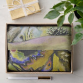 Papier Mousseline Tableau avec un Arrière - plan clair par Kandinsky (Cadeau)