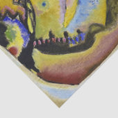 Papier Mousseline Tableau avec un Arrière - plan clair par Kandinsky (Détail)