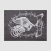 Papier Mousseline tableau chic rustique (Recto)