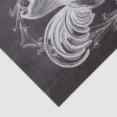 Papier Mousseline tableau chic rustique (Détail)