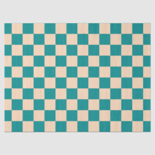 Papier Mousseline Tableau de contrôle Cyan foncé et Poche molle