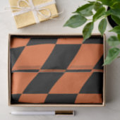 Papier Mousseline Tableau de contrôle orange et noir dépoli (Cadeau)