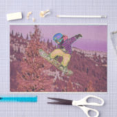 Papier Mousseline Tableau de snowboard (Artisanat)