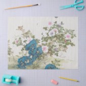 Papier Mousseline Tableau japonais de Yamamoto Baiitsu (Artisanat)