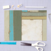 Papier Mousseline Tableau patiné de Jennifer Goldberger (Artisanat)