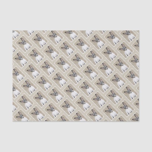 Papier Mousseline Tableau Rat Terrier - Cute Original Chien Art (Recto)