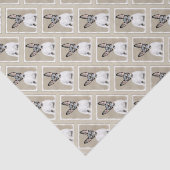 Papier Mousseline Tableau Rat Terrier - Cute Original Chien Art (Détail)