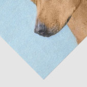 Papier Mousseline Tableau Rhodesian Ridgeback - Art Chien original (Détail)