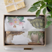 Papier Mousseline Tabouret de cabot découpage éléments en bois (Cadeau)