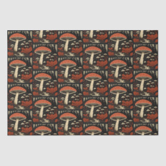 Papier Mousseline Tabourets rouges - Amanita Muscaria
