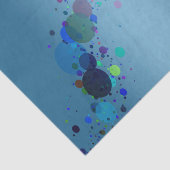 Papier Mousseline Taches Colorées (Détail)