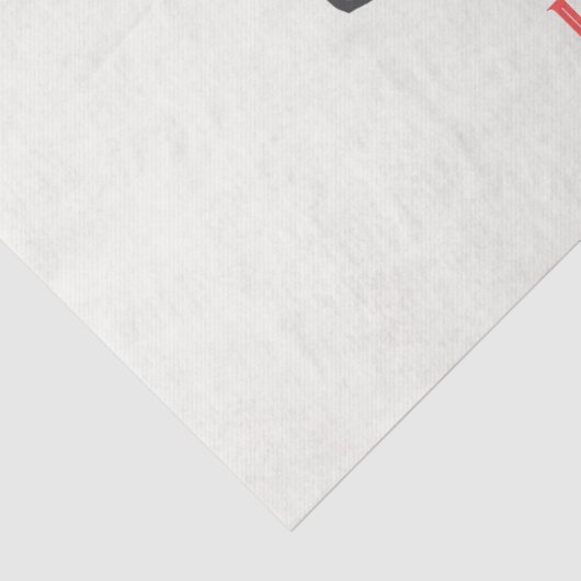 Papier Mousseline Taco-bout Amour Personnalisable (Détail)