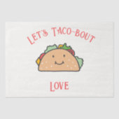 Papier Mousseline Taco-bout Amour Personnalisable (Recto)