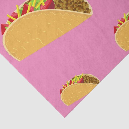 Papier Mousseline Taco Mardi Design - Papier Tissu (Détail)