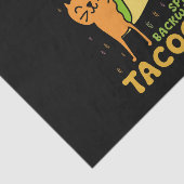 Papier Mousseline Tacocat épelé à l'envers Tacos Chats Cinco De Mayo (Détail)