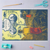 Papier Mousseline Tahitian Femmes et Chien, Gauguin (Artisanat)