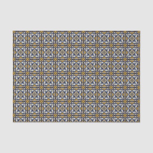 Papier Mousseline Talavera Carrelage Cinco (Recto)