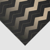 Papier Mousseline Tan et Zigzag noir (Détail)