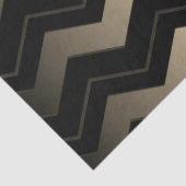 Papier Mousseline Tan et Zigzag noir (Détail)
