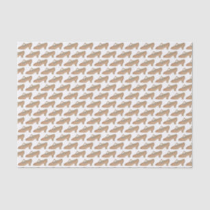 Papier Mousseline Tan T-Strap Caractère Chaussure Danse Théâtre musi