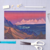 Papier Mousseline Tanglha, Chanson de Shambhala par Nicholas Roerich (Artisanat)