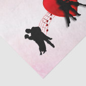 Papier Mousseline Tango Dances I Heart New Twist Design (Détail)
