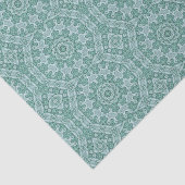 Papier Mousseline Tantalisation en turquoise (Détail)