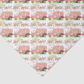Papier Mousseline Tante la plus douce Cupcake Pattern du monde (Détail)