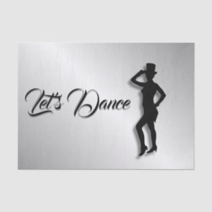 Papier Mousseline Tap Dancer Dansons