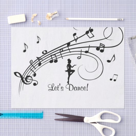 Papier Mousseline Tap Danse rose (Artisanat)