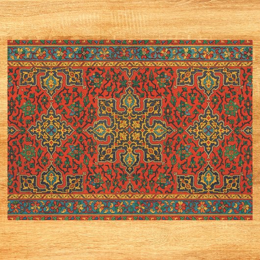 Papier Mousseline Tapis arabe vintage