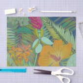 Papier Mousseline Tapisserie tropicale II (Artisanat)