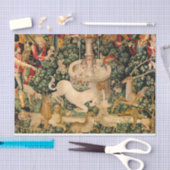 Papier Mousseline Tapisseries Unicorne Trouvé Légende Mythique (Artisanat)