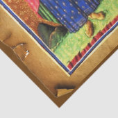 PAPIER MOUSSELINE TAROTS DE RENAISSANCE ANTIQUE /L'ÉTOILE ET LA LUNE (Détail)