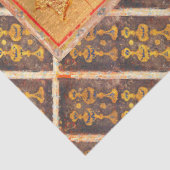 PAPIER MOUSSELINE TAROTS DE RENAISSANCE ANTIQUE, REINE DES TASQUES (Détail)