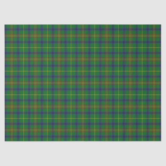 Papier Mousseline Tartan de Holmes de clan (Recto)