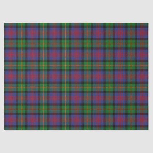 Papier Mousseline Tartan de Logan de clan (Recto)