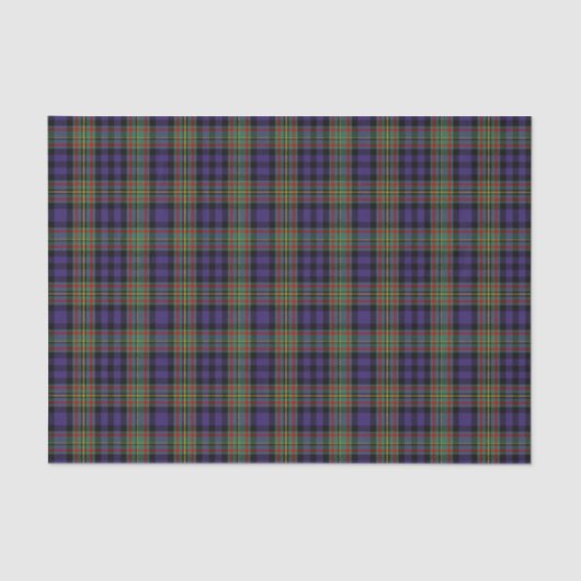 Papier Mousseline Tartan de MacLellan de clan (Recto)