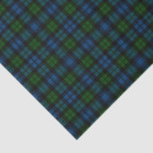 Papier Mousseline Tartan de militaires de Campbell de clan (Détail)