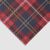 Papier Mousseline Tartan de Noël (Détail)